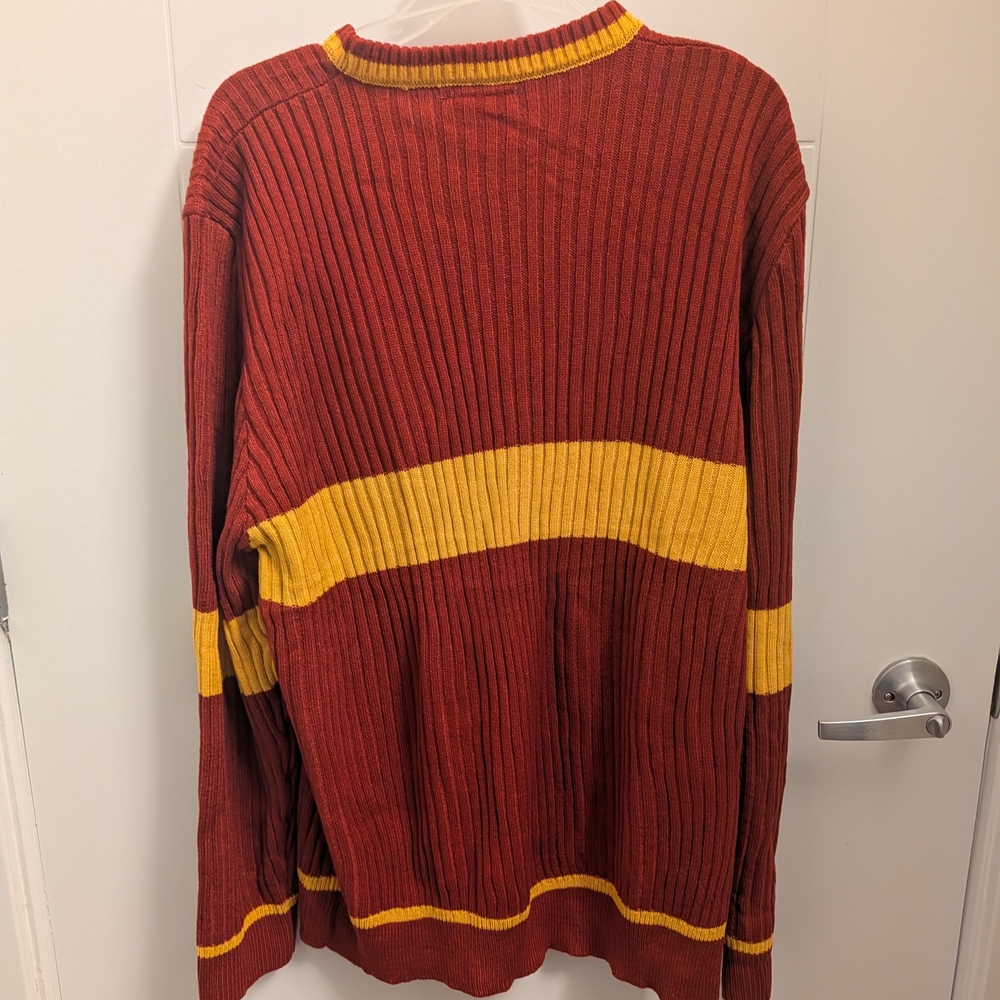 Warner Bros. Gryffindor Maroon and Gold Sweater - Picture 4 of 4